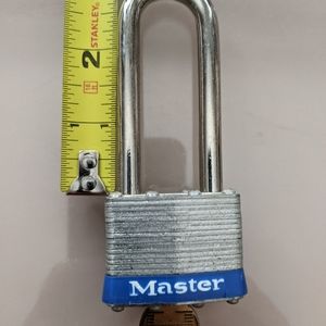 Lock, Master, with 1 key, sold as is